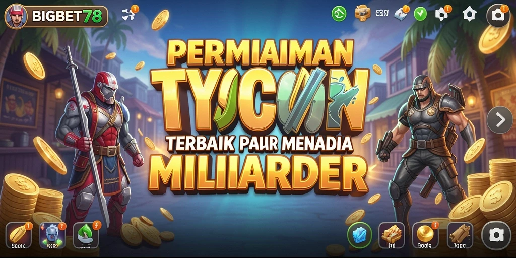 Tampilan gameplay BIGBET78 yang menarik dalam dunia Tycoon.