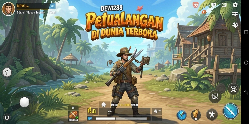 Tampilan gameplay DEWI288 dalam dunia terbuka yang memukau.