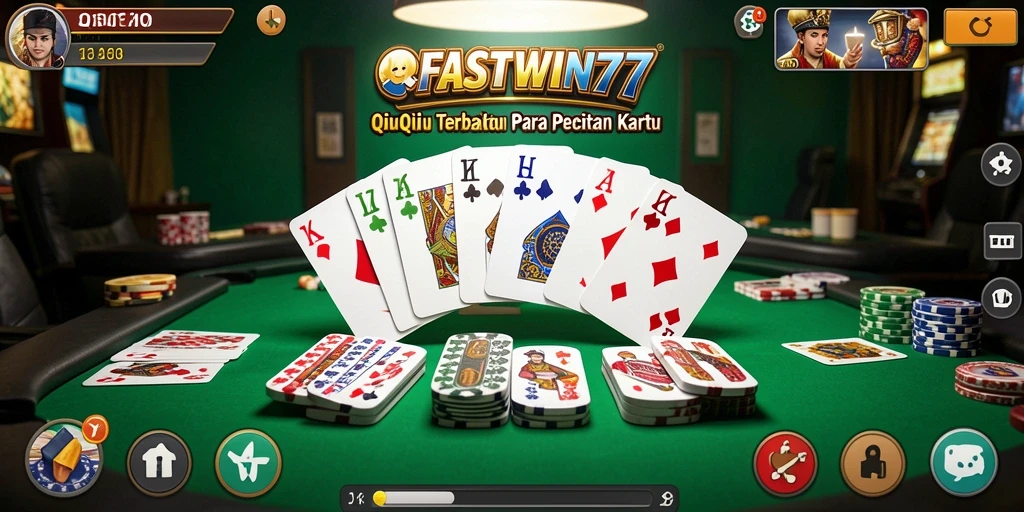 Tampilan gameplay QiuQiu yang seru dan menarik.