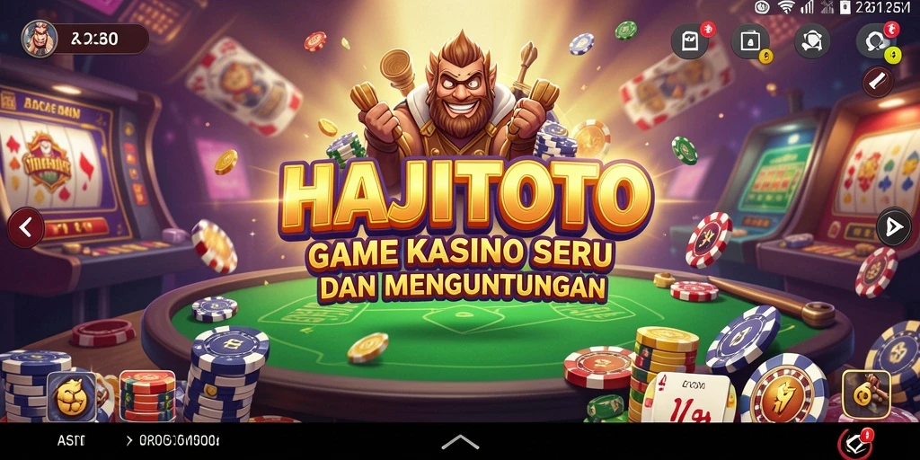 Tampilan gameplay Kasino yang seru di HAJITOTO.