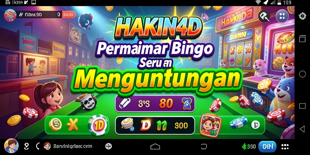 Screenshot utama HAKIN4D menunjukkan gameplay Bingo yang mendebarkan.