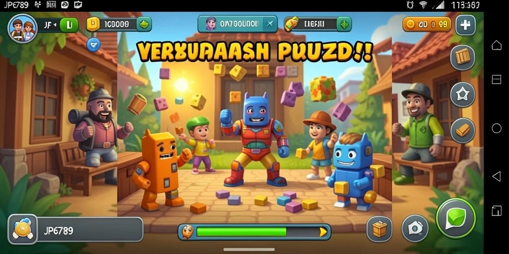 Tampilan gameplay seru dan menarik dari JP6789 dengan berbagai puzzle.