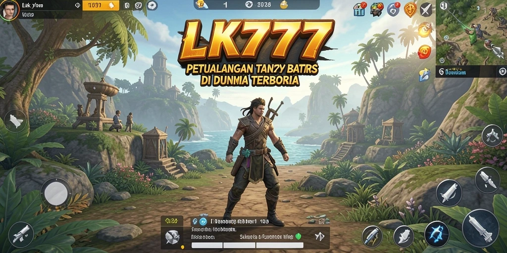 Menampilkan momen seru dari eksplorasi dunia terbuka LK777.