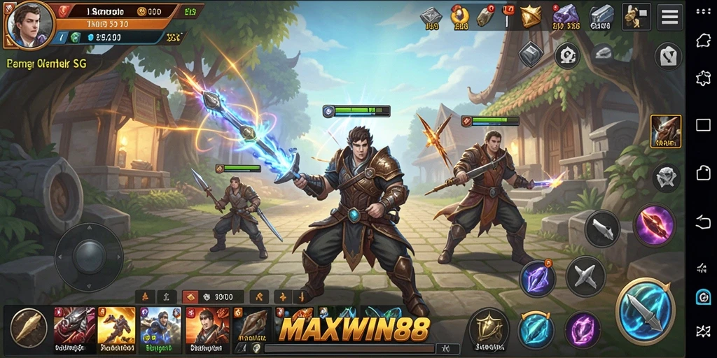 Tampilan gameplay menarik dari MAXWIN88 dengan aksi strategi yang mendebarkan.