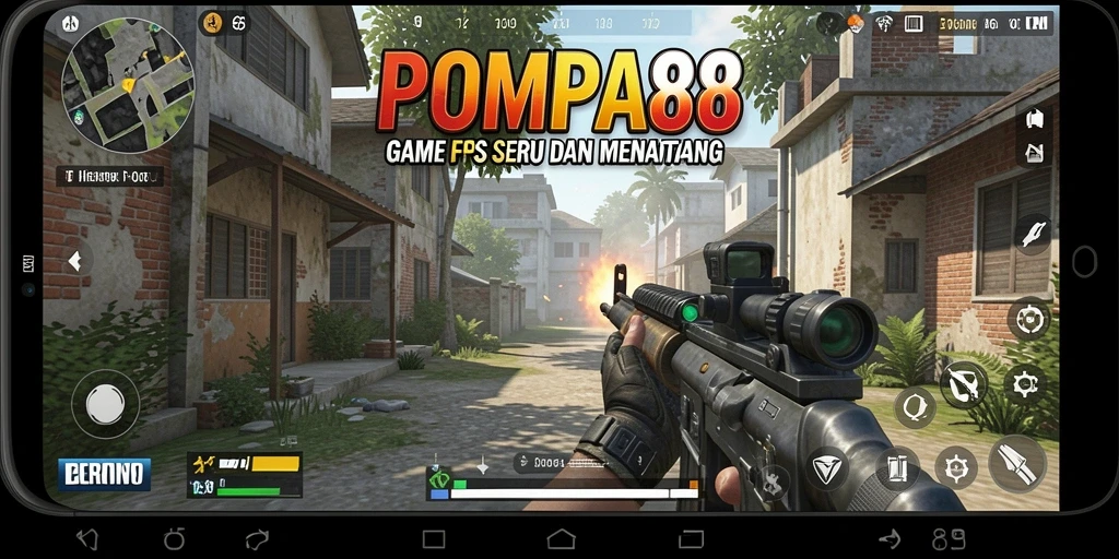 Gameplay seru dalam POMPA88, penuh aksi dan adrenalin.