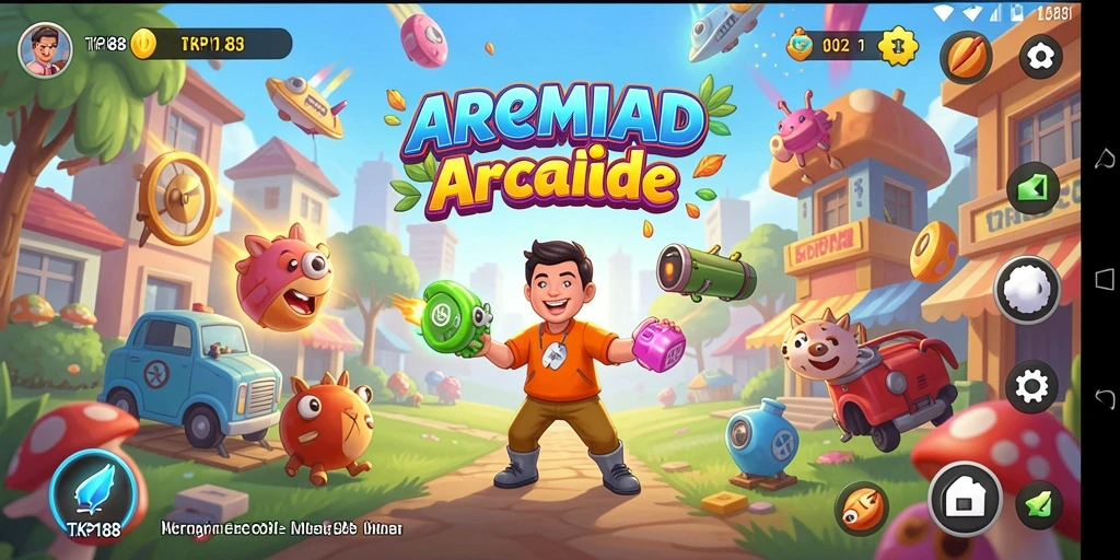 Tampilan gameplay seru dan penuh warna dari TKP188.