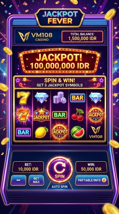 Tampilan antarmuka aplikasi vm108 yang ramah pengguna.